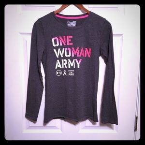 Under armour breast cancer long sleeve